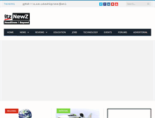 Tablet Screenshot of itznewz.com